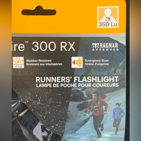 Nathan Sports Zephyr Fire 300RX Runners Flashlight - NWT - Emergency Siren - Picture 4 of 7